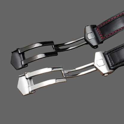 OZE - Racing leather watch strap for Tag Heuer Carrera - Monaco F1, 3/4, 22mm