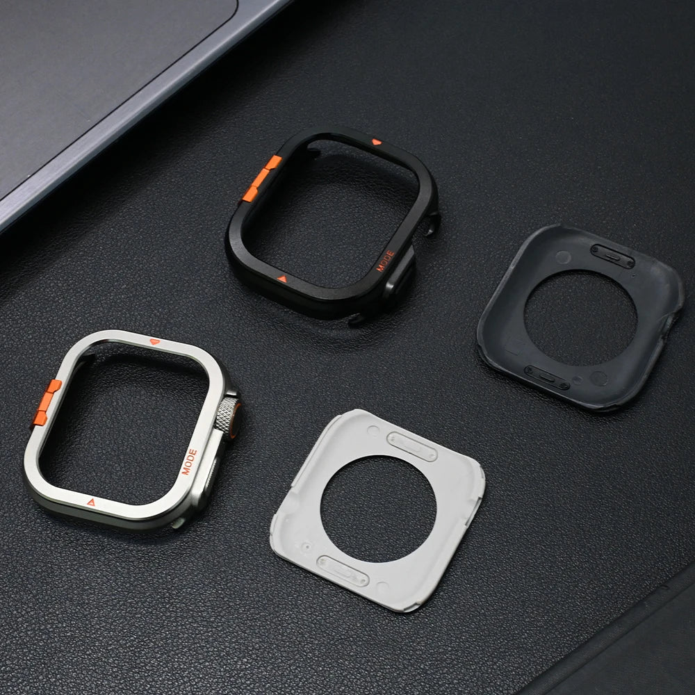 Boîtier en alliage pour Apple Watch 49mm 46mm 45mm 44mm, coque de montre en métal pour IWatch Ultra 3 2 1 Series 11 10 9 8 7 6 5 4 SE3