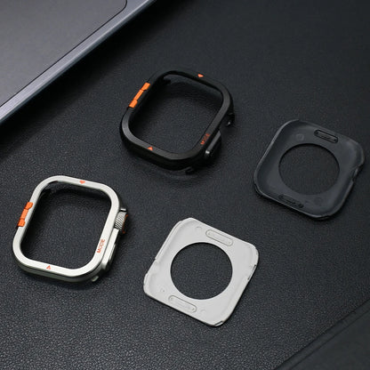 Boîtier en alliage pour Apple Watch 49mm 46mm 45mm 44mm, coque de montre en métal pour IWatch Ultra 3 2 1 Series 11 10 9 8 7 6 5 4 SE3