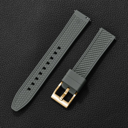 Bracelet en caoutchouc fluoré FKM, 18mm 20mm 22mm 24mm, Bracelet de montre à dégagement rapide pour plongée Omega Seiko Tissot Rolex, ceinture universelle