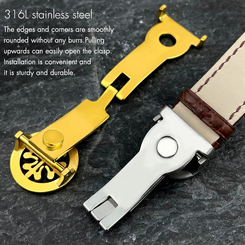 Luxurious Crocodile Leather Watch Strap, 20mm 19mm 21mm 22mm, for Patek Philippe 5227 5146 5147, American Alligator Watch Band