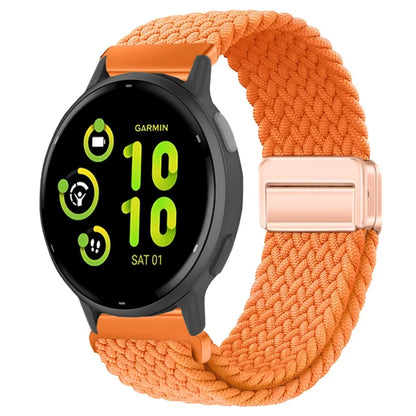 Bracelet magnétique en Nylon, 20mm 22mm, pour Garmin Forerunner 970 570 165 55 965 265/Venu 3, Bracelet de sport Garmin Active 6 5 Correa