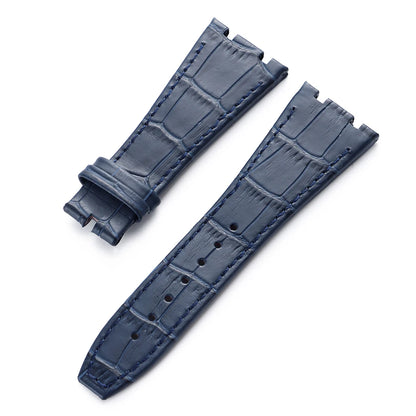 Soft Cowhide Leather Watch Strap for Audemars Piguet Royal Oak Offshore AP 15400 15703, Sweat Resistant, for Men and Women, Folding Buckle