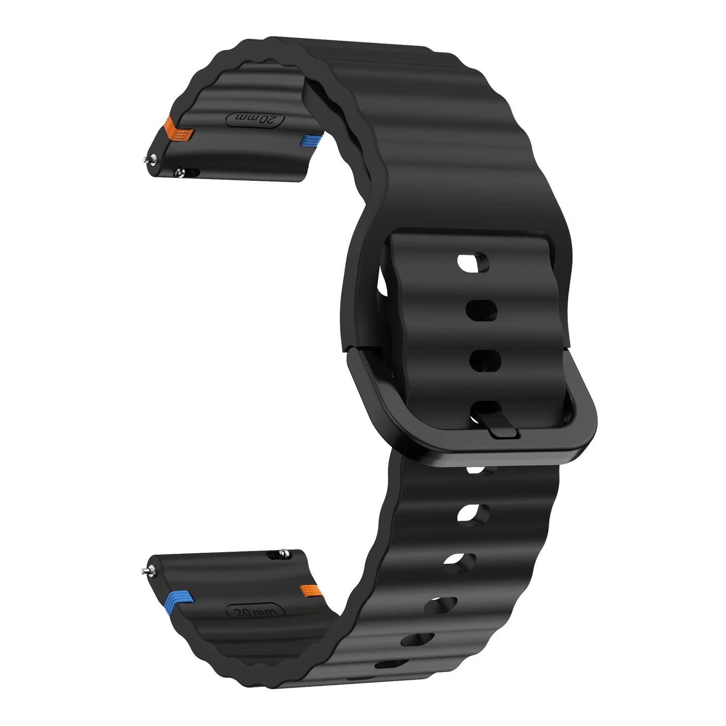 20/22mm Music Watchband for Garmin Forerunner 265 165 245 255 645, for Garmin Vivoactive 3 4 5/Venu 3 sq 2 Plus/Approach S12