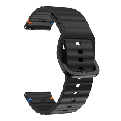 20/22mm Music Watchband for Garmin Forerunner 265 165 245 255 645, for Garmin Vivoactive 3 4 5/Venu 3 sq 2 Plus/Approach S12