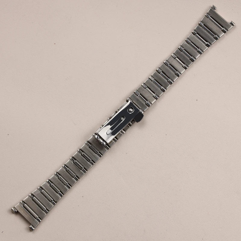 Bracelet de montre en acier inoxydable fin et solide, 22x14mm/16x11mm, boucle pliante, accessoires pour montre Omega Constellation