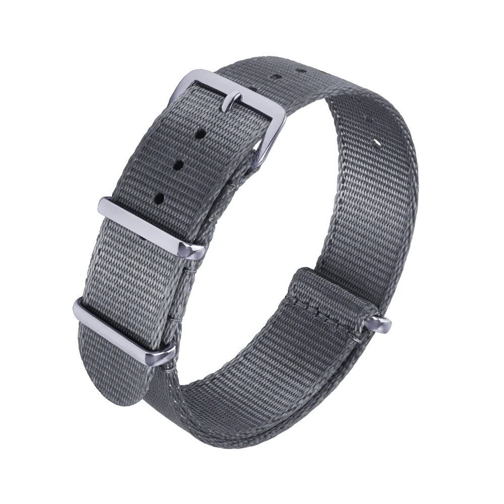 Nouveau Sangles de ceinture de sécurité en Nylon 20mm 22mm Type universel sport pour nouveau matériel bracelets de montre en Nylon Oula