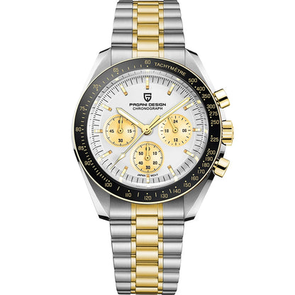 Orologio da uomo Moon 40mm con cronografo al quarzo - PAGANI DS N Tribute CK2998 Retro Sport