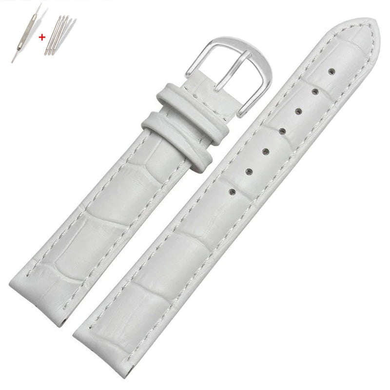 Genuine Leather Watch Strap for Men and Women, Watch Band, Black Brown, Rossini, 818573, 818574, 5613, 517768 mol, Citizen, 12mm, 14mm, 16mm, 18mm
