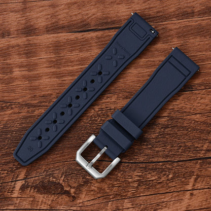 Bracelet en caoutchouc FKM 20mm 21mm 22mm pour montre IWC PILOT Portugal PORTOFINO, bracelet de plongée à libération rapide, montre connectée pour Huawei