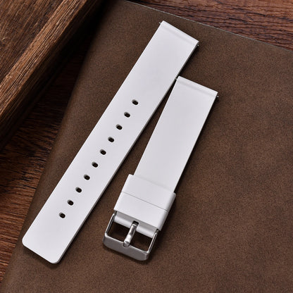 Nuovo cinturino per orologio a sgancio rapido Tropical Waffle CTS bianco FKM da 20 mm e cinturino per orologio subacqueo in gomma fluorocarbonica tradizionale da 22 mm