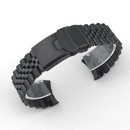 Men's Solid Stainless Steel Sport Bracelet, 22mm, SRPD SKX007/SKX009 SRPD63K1, Jubilee Curved End Bracelet