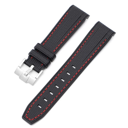 Bracelet de montre pour Omega X Swatch Joint MoonSwatch, pour Seamaster 300 hommes femmes 20mm caoutchouc Silicone extrémité incurvée