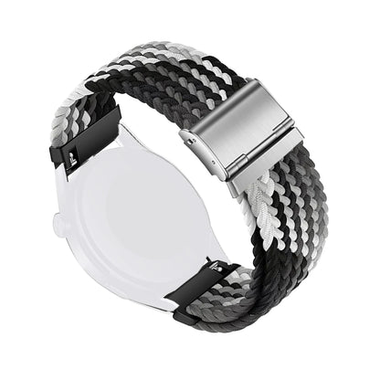 Bracelet à boucle tressée en Nylon, 20/22mm, pour Garmin Forerunner 265 55 965 165, Bracelet de Sport Garmin Venu 3/2 Vivoactive 5