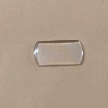 Loupe à bulles rectangulaire 10mm x 5mm, pour montre, verre, fenêtre de Date, cristal T2482