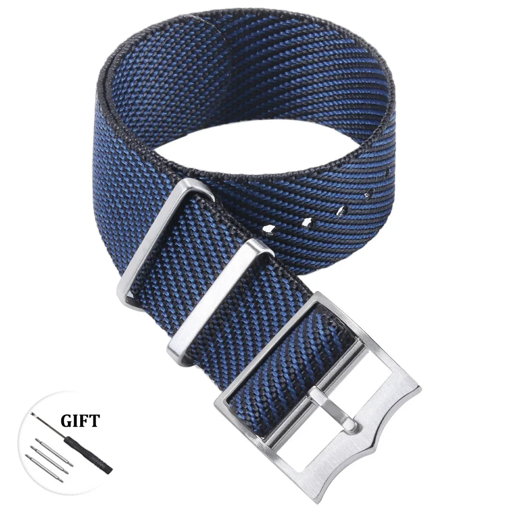 Bracelet de Montre Nato en Nylon - Boucle Argent ou Rose Gold