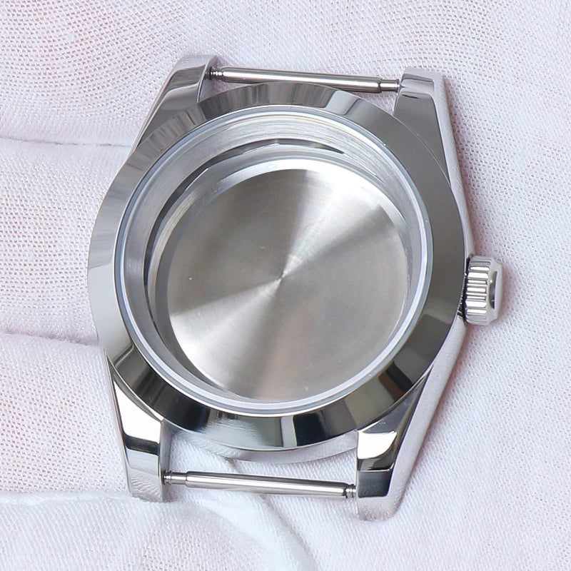 NH35 Watch Accessories, 36mm/39mm Stainless Steel Watch Case for Seiko NH35 NH38 NH36, 28.5mm Movement, Datejust Oyster Dial, Parts