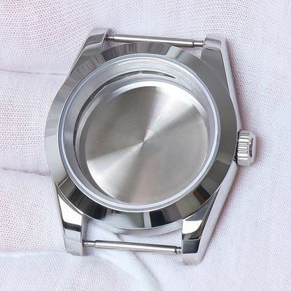 NH35 Watch Accessories, 36mm/39mm Stainless Steel Watch Case for Seiko NH35 NH38 NH36, 28.5mm Movement, Datejust Oyster Dial, Parts