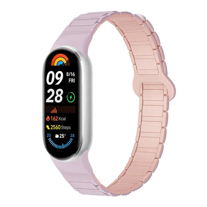 Bracelet magnétique en silicone pour Xiaomi Mi Band 10, 9, 8 – Accessoire de montre de sport