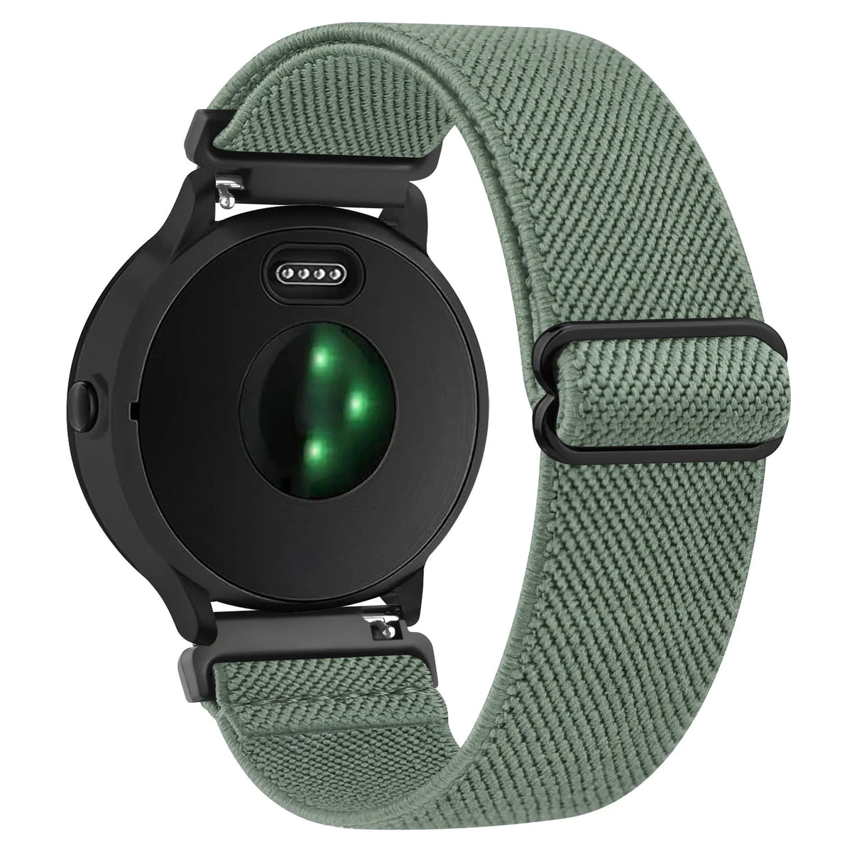 Bracelet en Nylon élastique de 18mm pour Garmin Venu 3S 2s/Vivoactive 4s/Vivomove 3S/Forerunner 265s 255s, Bracelet de Sport
