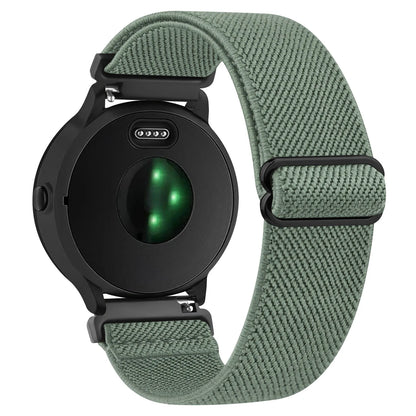 Bracelet en Nylon élastique de 18mm pour Garmin Venu 3S 2s/Vivoactive 4s/Vivomove 3S/Forerunner 265s 255s, Bracelet de Sport