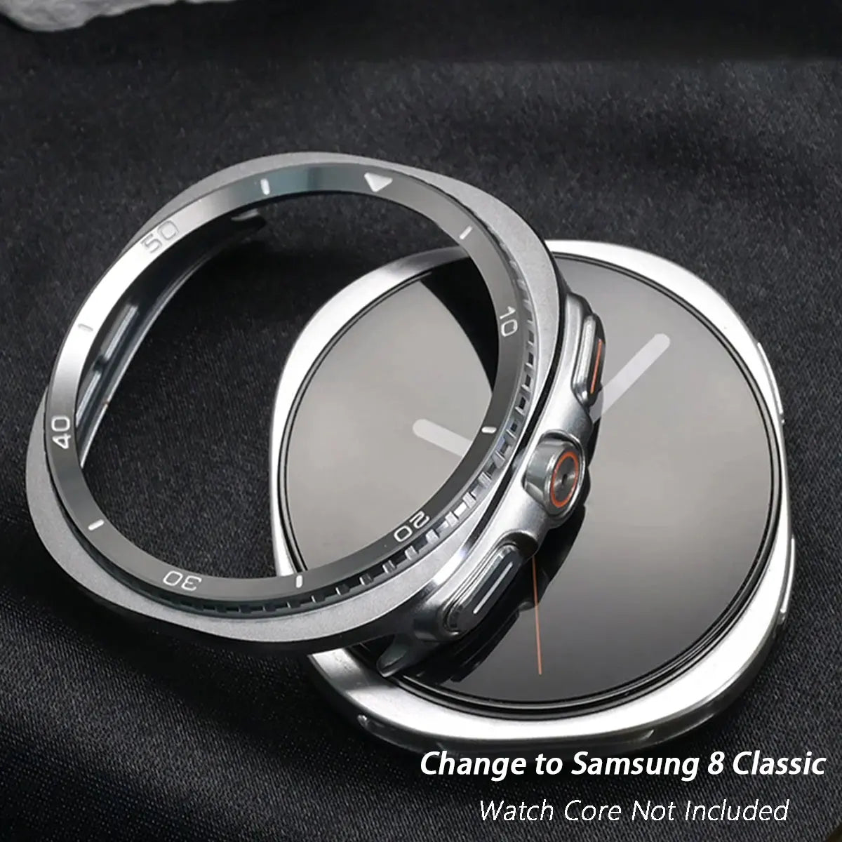 Classic Aluminum Alloy Case for Samsung Galaxy Watch 8 44mm 40mm