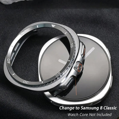 Classic Aluminum Alloy Case for Samsung Galaxy Watch 8 44mm 40mm