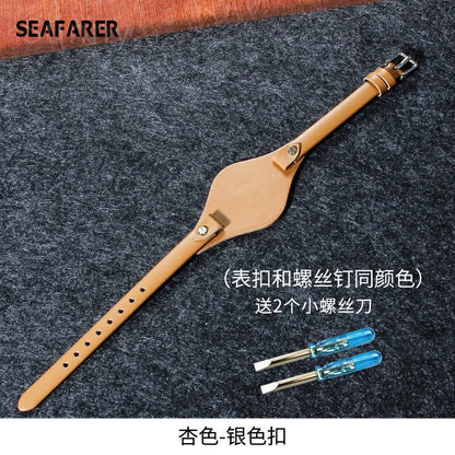 Bracelet de montre en cuir véritable pour femme, petit bracelet, cuir de vachette souple, fossile, ES3060, ES3565, ES2830, 3077, 3262, 3060, 4176, 4119, 8mm