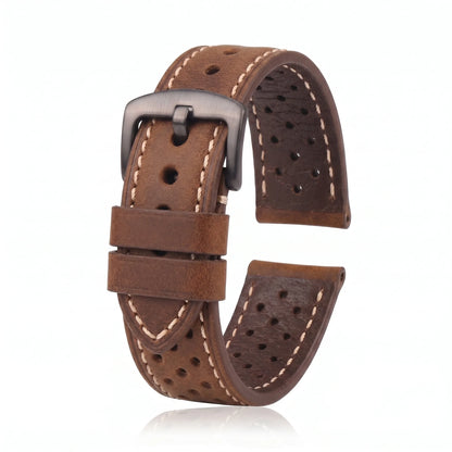 Correas de reloj de cuero auténtico, vintage, 20 mm 22 mm, para Samsung Galaxy Watch 46 mm