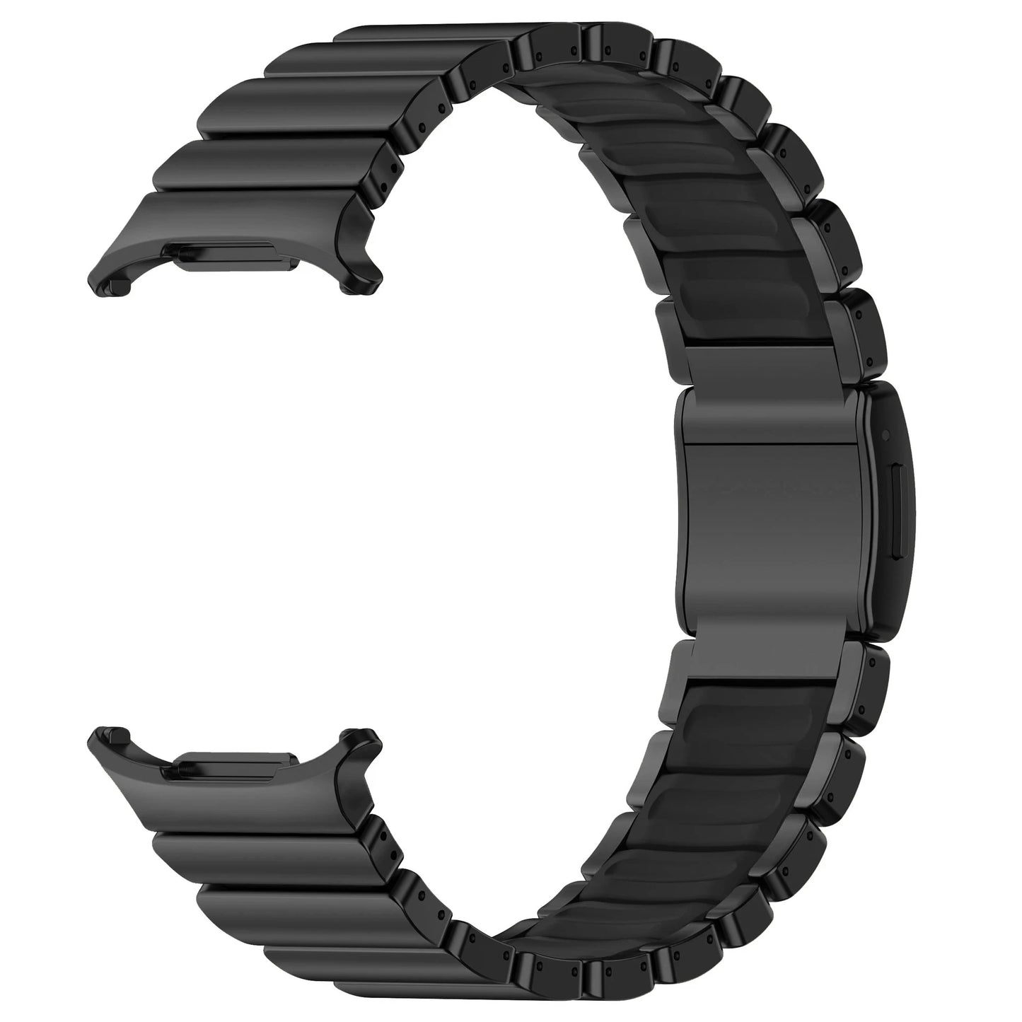 Luxury Titanium Magnetic Bracelet for Samsung Galaxy Watch Ultra 47mm, Silicone Strap for Galaxy Watch 8 40 44 Classic 46