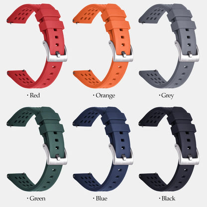 Bracelet de montre en caoutchouc FPM FKM, 20mm 22mm, dégagement rapide, qualité supérieure, conception de Structure poreuse, bracelet de Sport Durable et confortable