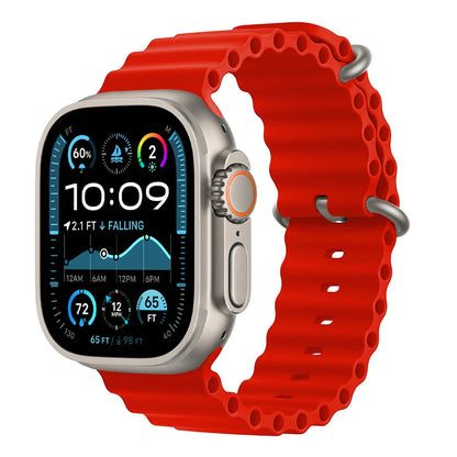 Bracelet Ocean pour Apple Watch Ultra 3 2, 49mm 46mm 44mm 40mm 45mm 41mm 42mm, Correa Bracelet iWatch Series 11 10 9 SE 8 7 6 5 4