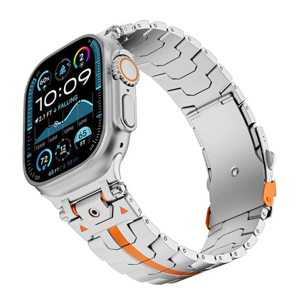 Bracelet en acier inoxydable de luxe pour Apple Watch Ultra 49 mm, séries 10, 46 mm, 45, 44, 42, bracelet pour iWatch 9, 8, 7, 6, 5, 4