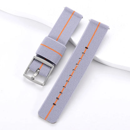 Quick Release Nylon Watch Strap, Black, Green, Blue, 20mm, for Omage Watches, Men's and Women's Canvas Sport Bracelet