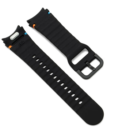 Cinturino originale in silicone senza spazi, regolazione rapida, per Samsung Galaxy Watch 7 6 5 4 40mm 44mm, 5Pro 45mm 6 Classic 43mm 47mm