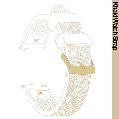 Cinturino per orologio Rapide Premium in gomma a nido d'ape - Universale