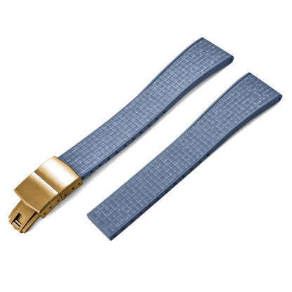 STAPELP 20mm a 22mm tutte le misure mosaico CTS FKM cinturini in caucciù per orologi Rolex Cartier IWC Omega Tuber cinturino con sgancio rapido