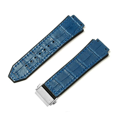 For Hublot BIGBANG Classic Fusion Leather Silicone Rubber Suede Watch Strap Dedicated Interface Lug System Band 26*19mm Bracelet