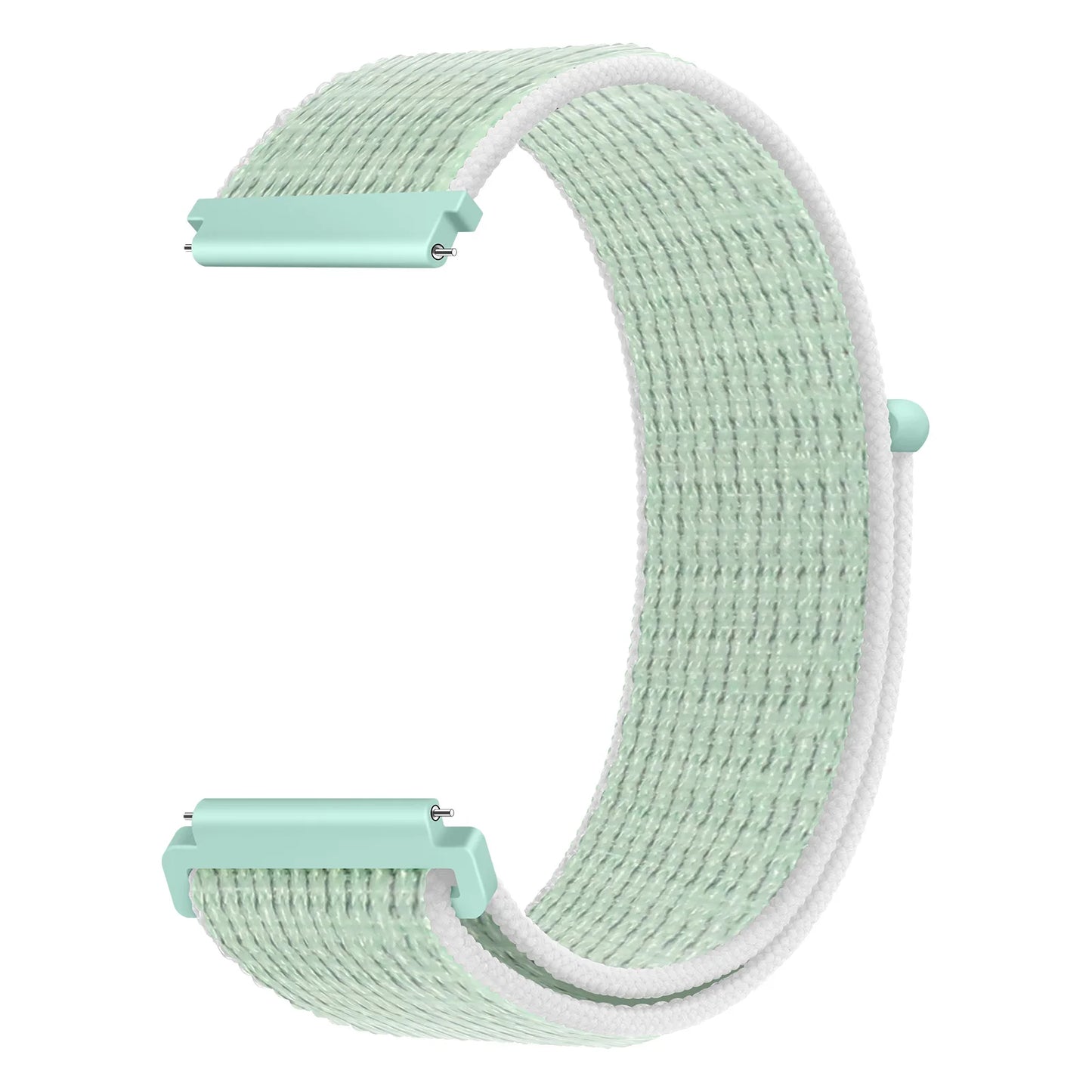 Bracelet à boucle en Nylon pour Amazfit Bip 6/5/GTS 4/3/2/2e/Mini/GTR 42mm/47mm/GTR 4/3 Pro Sport, 20mm/22mm, 2 bandes