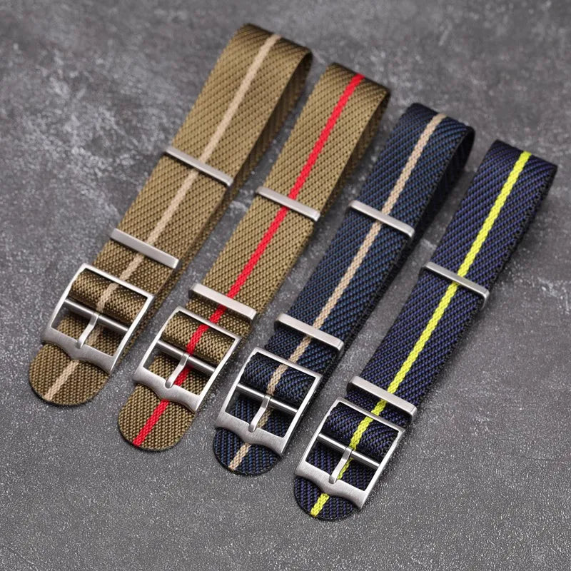 Cinturino per orologio in nylon di alta qualità per Rolex per cinturino militare dell'esercito Tudor per cinturino in tela Seiko cinturino sportivo da uomo 20mm 22mm