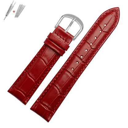 Genuine Leather Watch Strap for Men and Women, Watch Band, Black Brown, Rossini, 818573, 818574, 5613, 517768 mol, Citizen, 12mm, 14mm, 16mm, 18mm