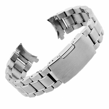 Bracelet de montre Arc en acier inoxydable pour Bracelet Omega Seamaster pour Seiko SKX007/009 Bracelet universel en métal massif 14/16/18/20/22/24mm