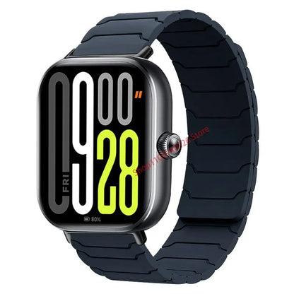 Flexible Silicone Magnetic Strap for HUAWEI Fit 4 Pro 4 3 2 1, Replacement Accessories