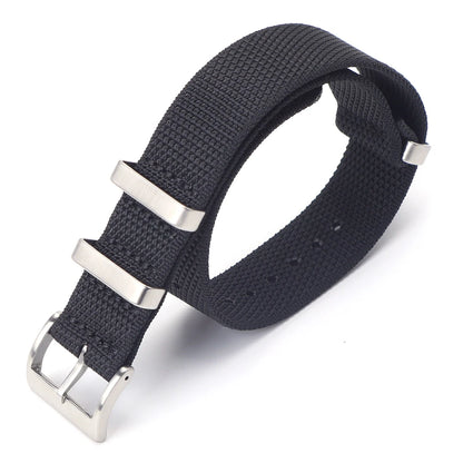 Cinturino per orologio in nylon intrecciato in tessuto resistente ad alta densità di alta qualità 20 mm 22 mm, cinturino per orologio sportivo in nylon morbido e spesso, accessori