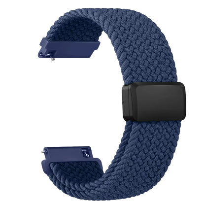 Bracelet magnétique tressé de 22mm pour Amazfit GTR 4 3 2 2e 3 Pro/GTR 47mm, Bracelet pour Amazfit BIP 6 5/Pace/Stratos 2S