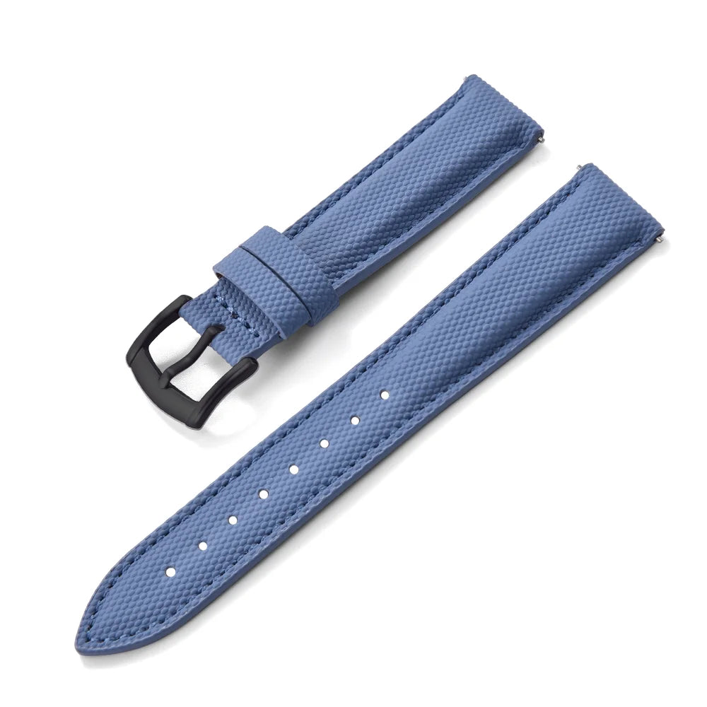 Bracelet de montre en tissu Nylon et Cuir - Universel