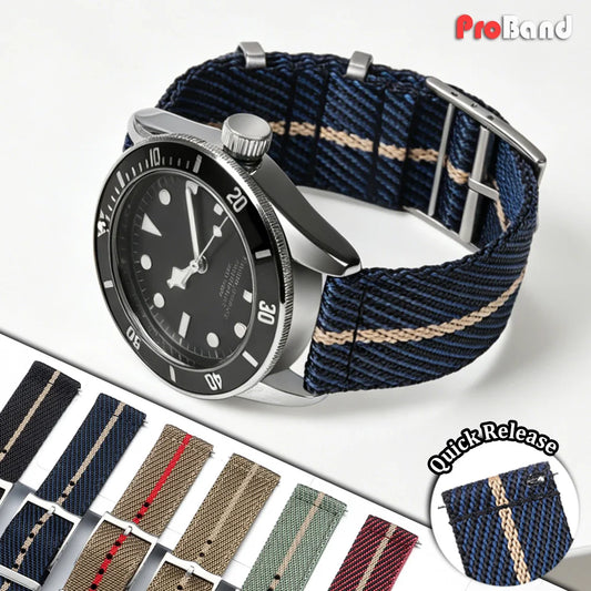Cinturini per orologi in nylon a sgancio rapido per Rolex, Tudor, 20 mm, 22 mm, cinturino in tessuto per Seiko, cinturino sportivo