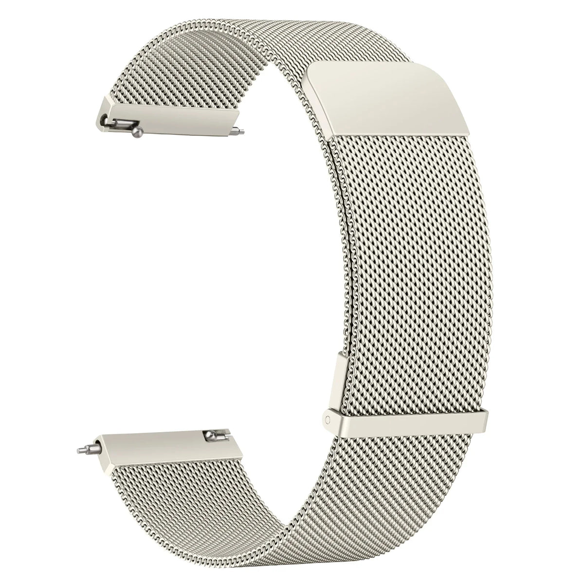 Bande magnétique milanaise 20mm pour Bracelet de musique Garmin Vivoactive 6 5 3 pour Bracelet Garmin Venu Sq 2 Plus/Forerunner 55/165/245/645