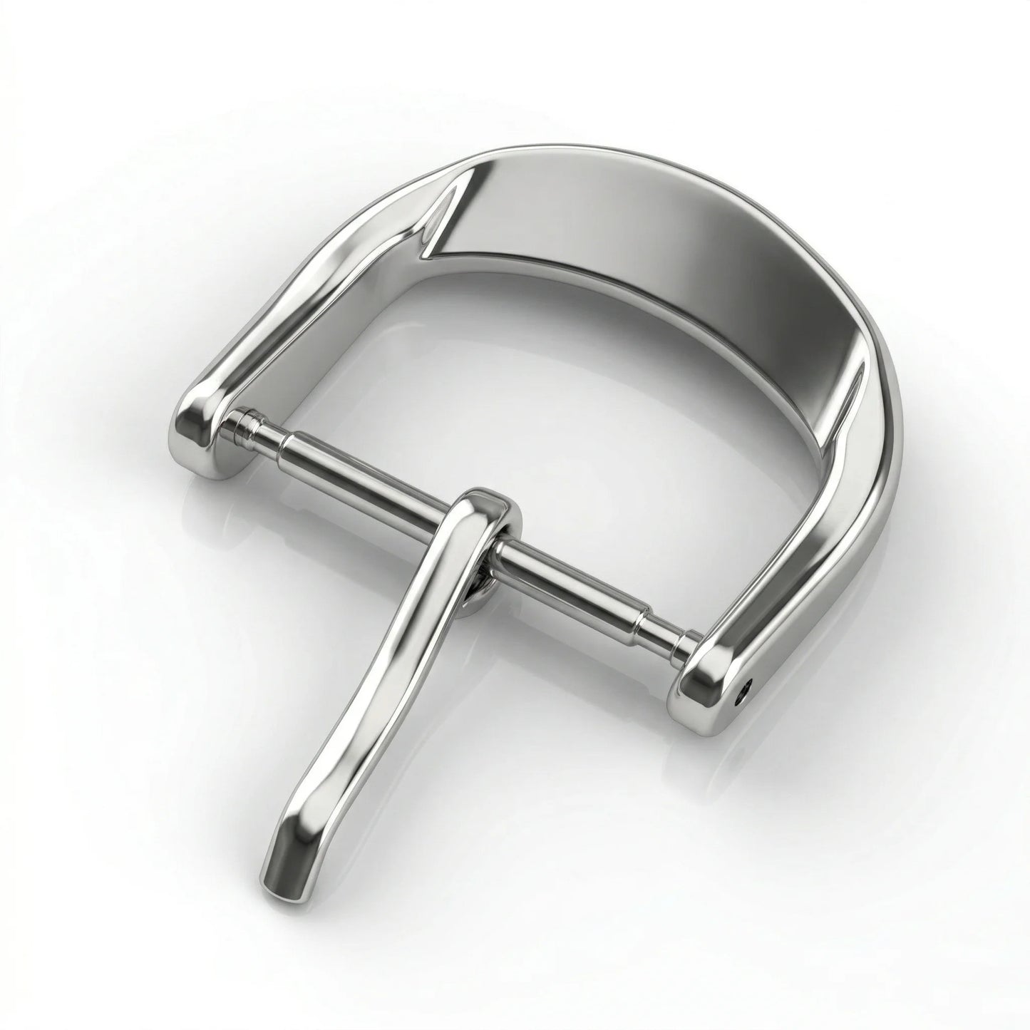 Boucle de montre en acier inoxydable massif, argent et or, 12 1618 20 22mm, bracelets de montre en cuir poli en métal, fermoir, accessoires de montres