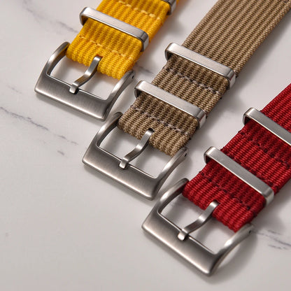 OZE Bracelet nylon tissé compatible montre connectée et classique - Nato 2 pièces